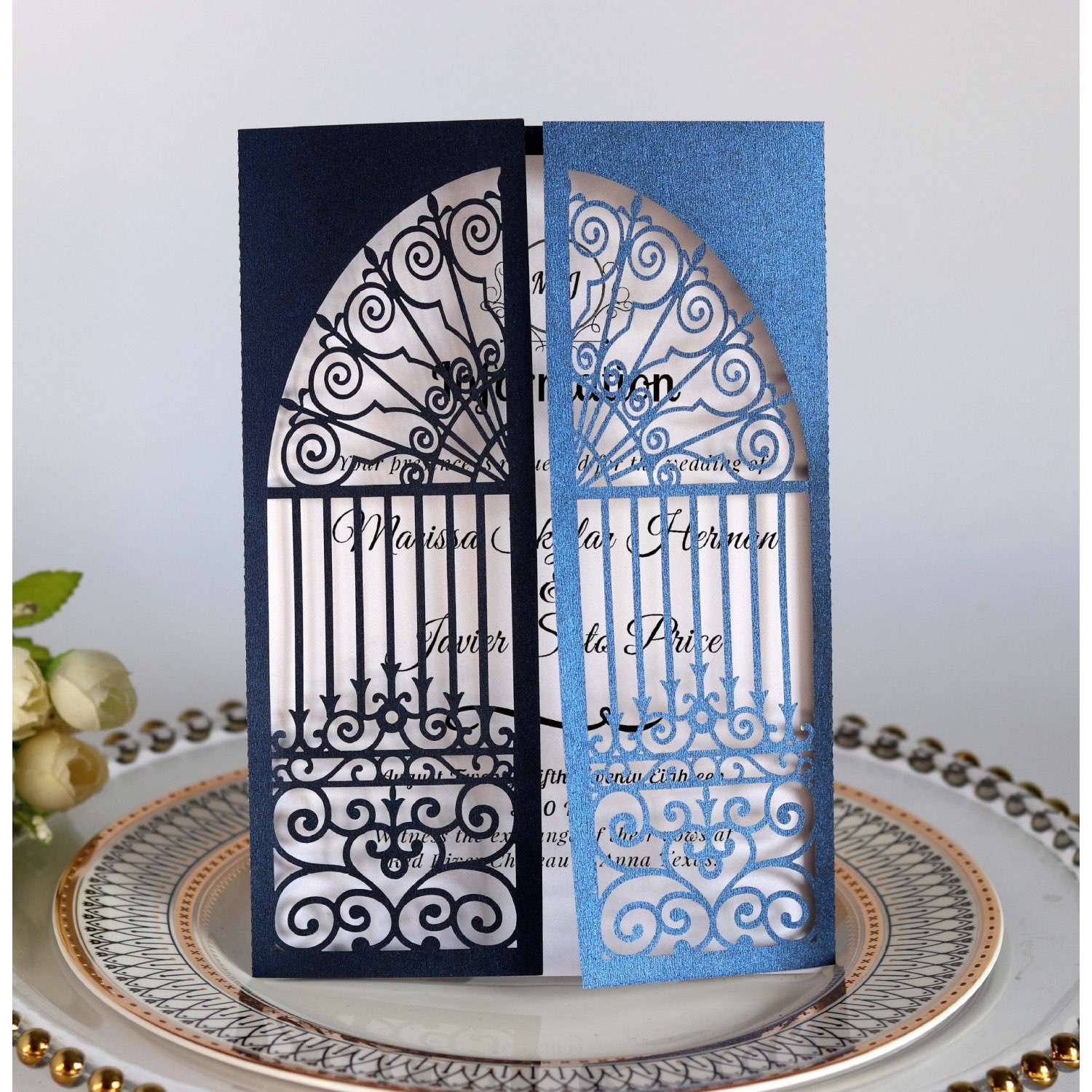 Wedding Supplies Laser Wedding Invitation Card Greeting Card 2020